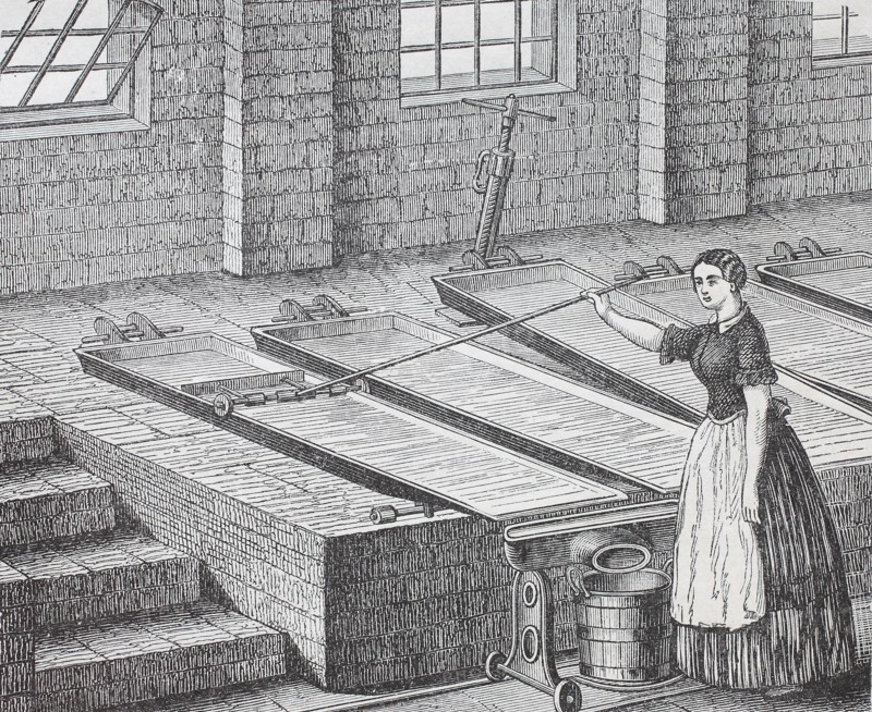 tools and equipment for the production of butter