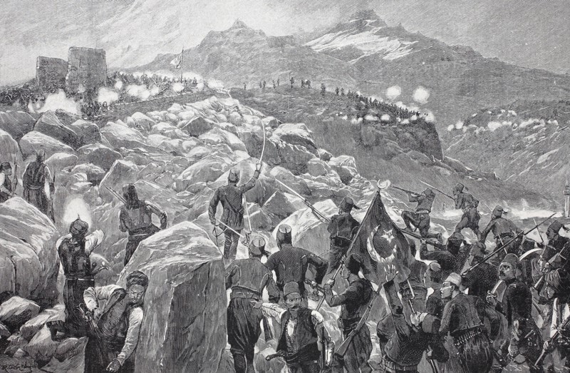 Insurgency of the christian inhabitants against the Turkish troops