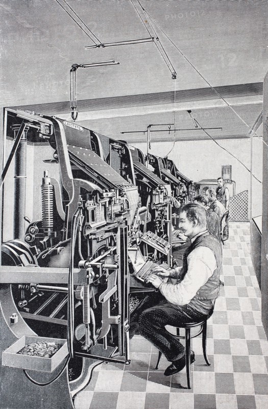 Linotype Simplex machine