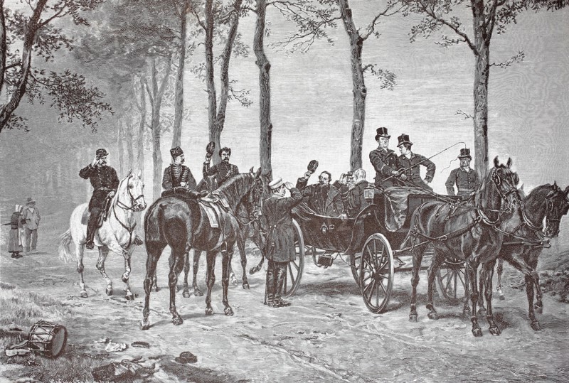 the meeting of bismarck and napoleon