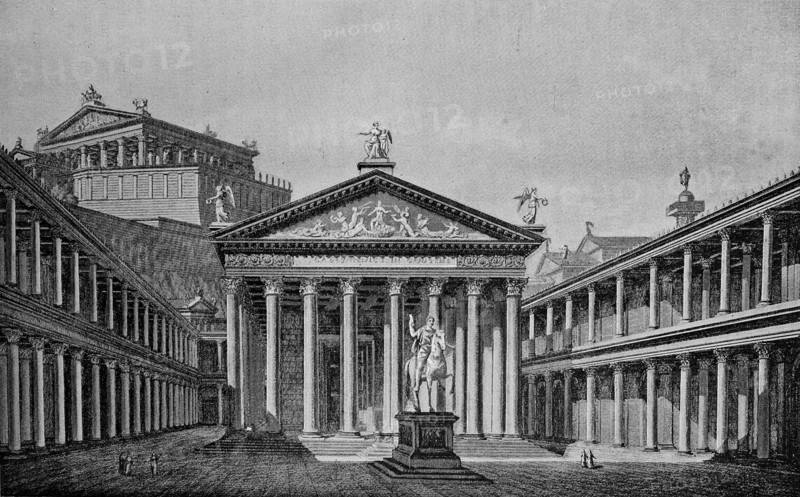 The Forum Julianum with the Temple of Venus Genetrix