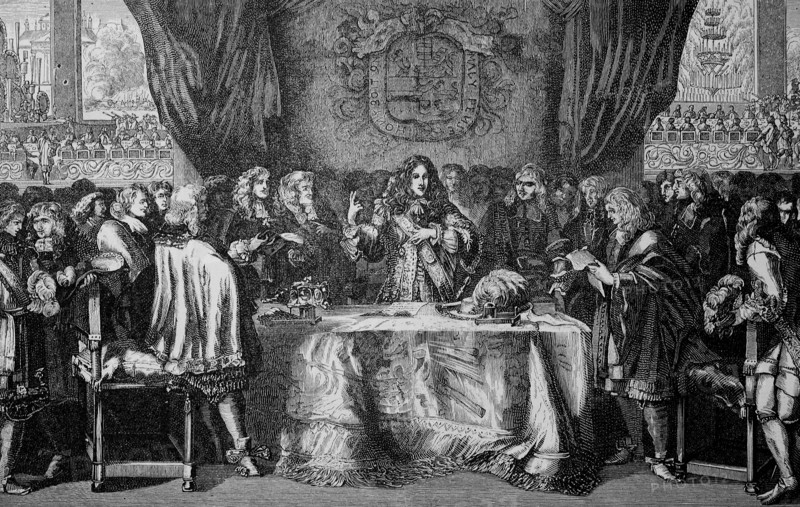 Swearing in Wilhelm III. of Orange as Governor