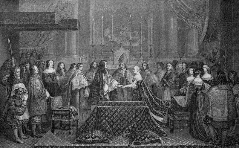 Marriage of King Louis XIV to Maria Theresa