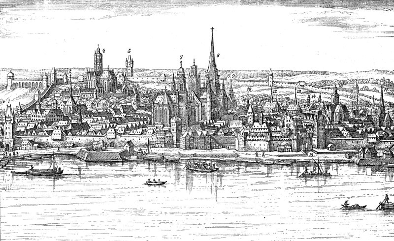 city of Mainz in 1633