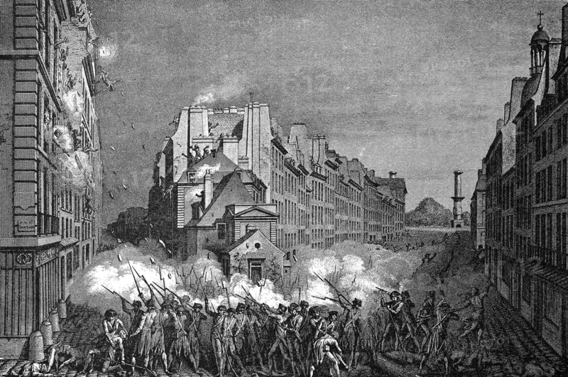 Fight in the suburb of St. Antoine on 28 April 1789