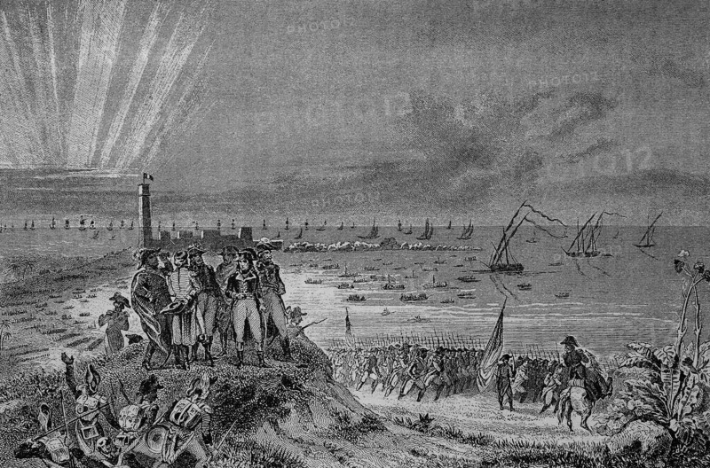 Landing of the French army in Egypt on 1 July 1798