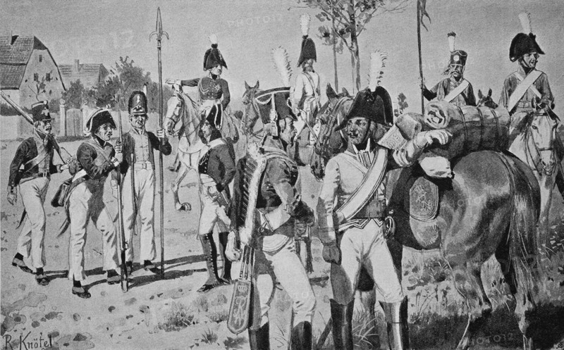 Prussian troops in 1806
