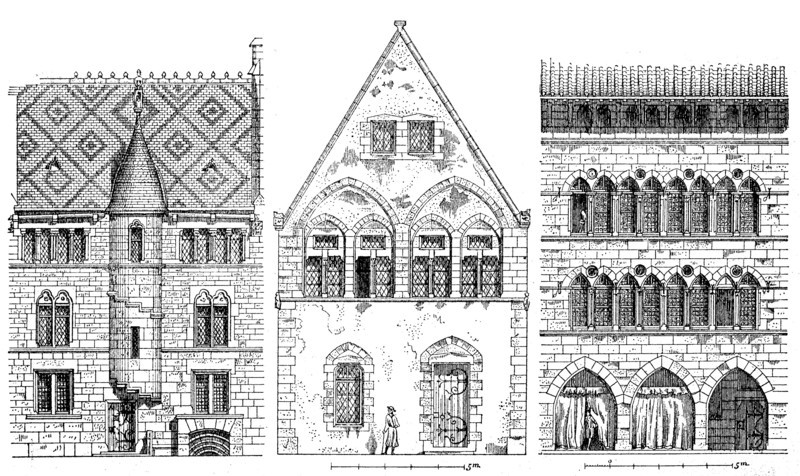 French houses of the 13th century