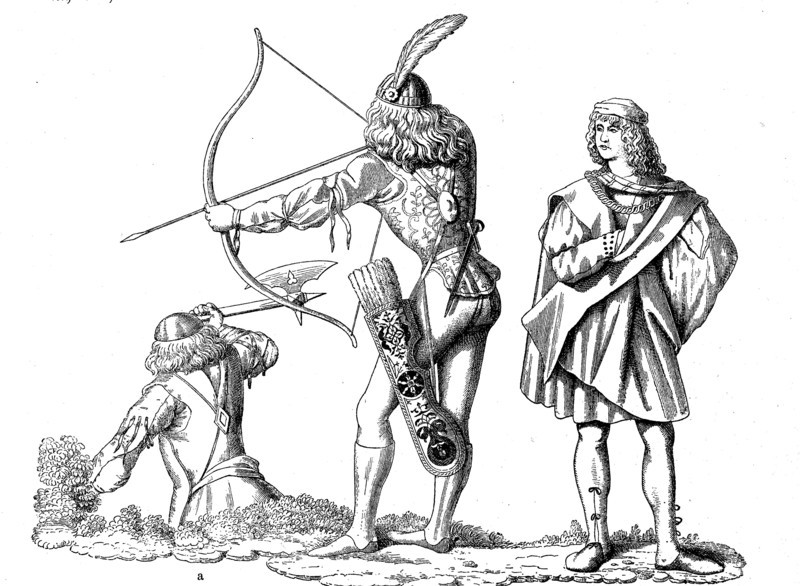 Italian costumes from the second half of the 15th century