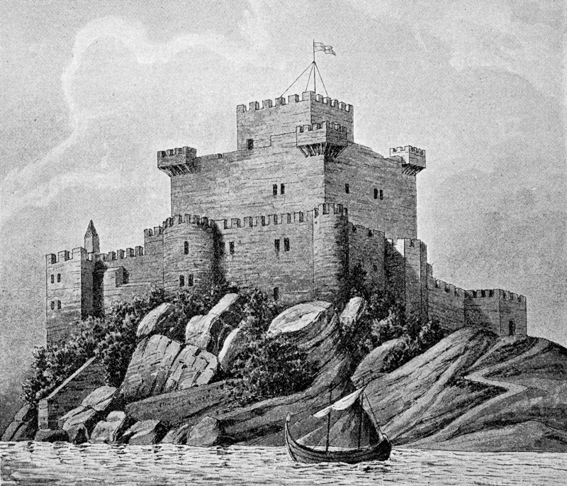 Norman castle La Falconara in Sicily