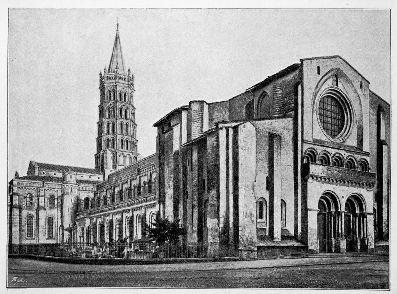Romanesque church Saint Sernin in Toulouse