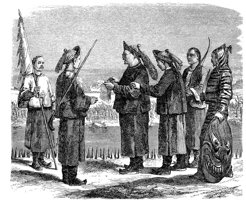Mandarine und Soldaten