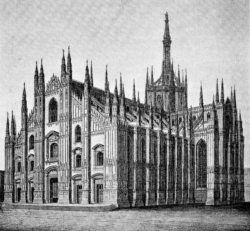 The cathedral of Milan