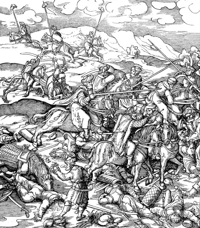 Fight against the Turks around 1413  /  Kampf gegen die Türken um 1413