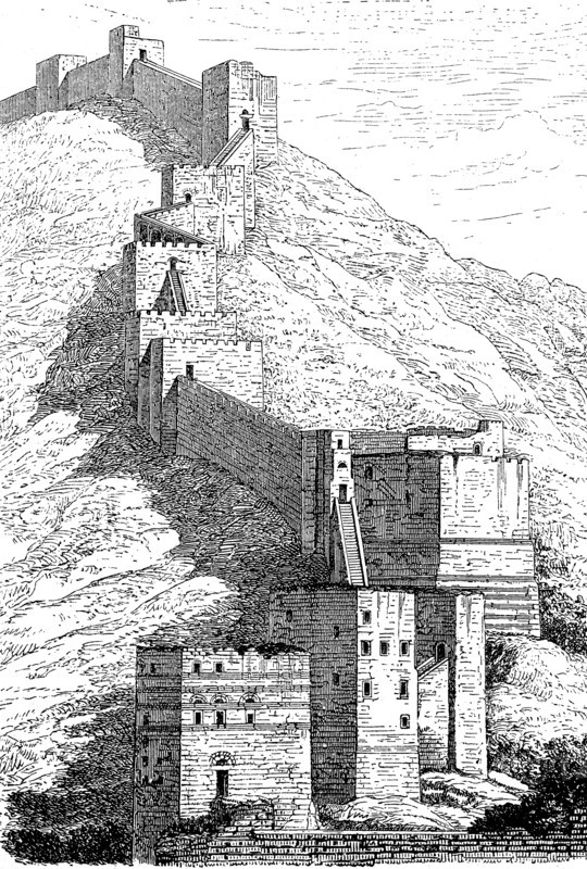Western front of the walls of Antioch