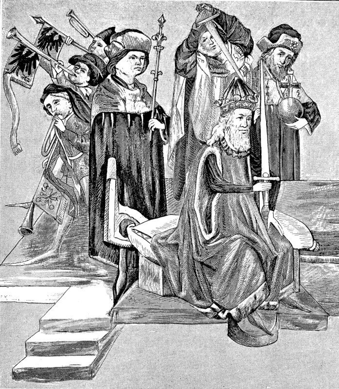 The enfeoffment of Burgrave Friedrich of Nuremberg with the Mark Brandenburg