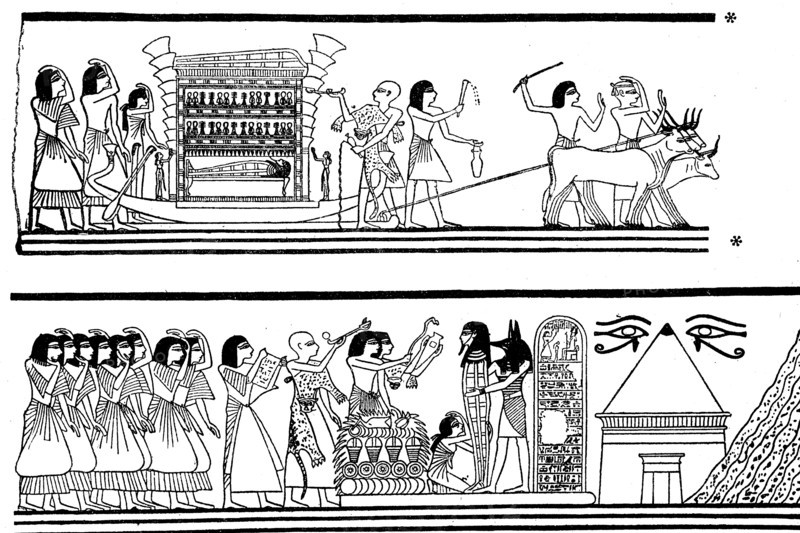 Ceremonial funeral procession