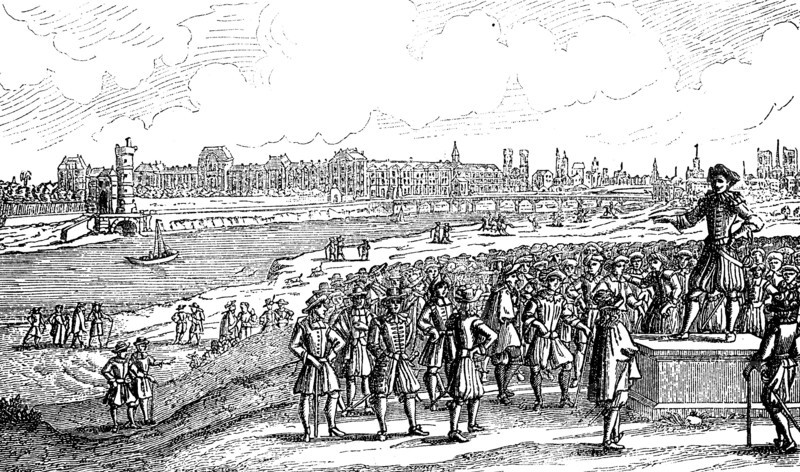 a meeting of the Frondeurs outside Paris