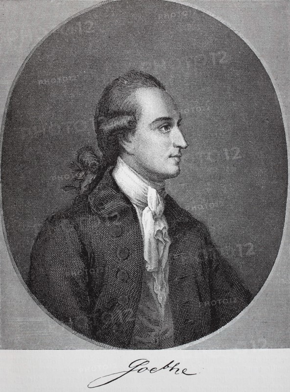 Johann Wolfgang Goethe aged 30