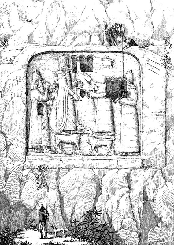 Rock sculpture of Bavian