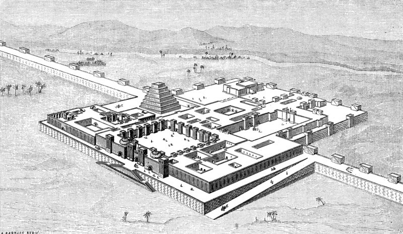 The palace of Sargon (restored)