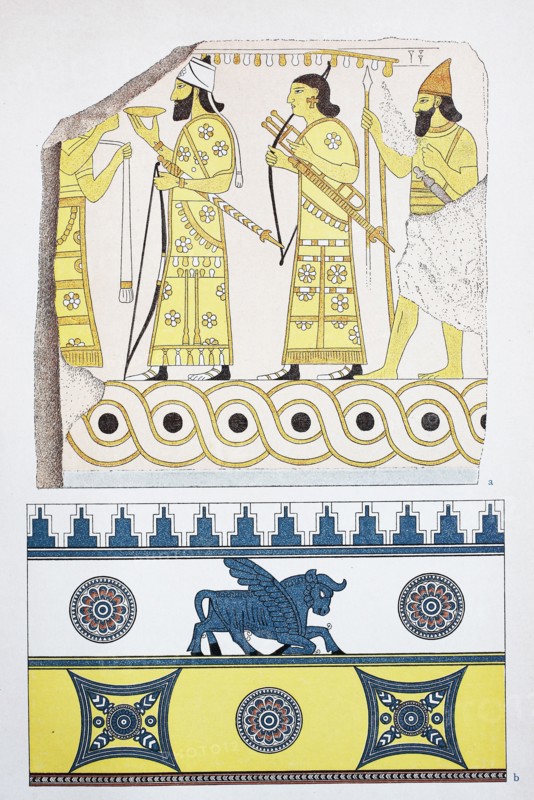 Assyrian wall decoration