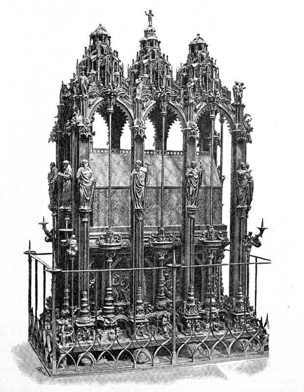 Tomb monument of Saint Sebaldus von Nürnberg in the Nuremberg church of the same name