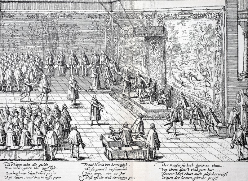 Abdication of Charles V.