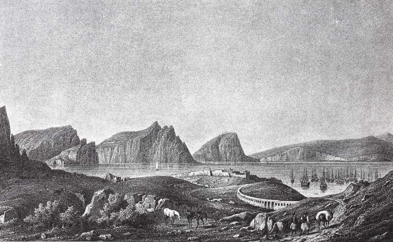 The Navarino Bay at the time of the Greek struggle for freedom