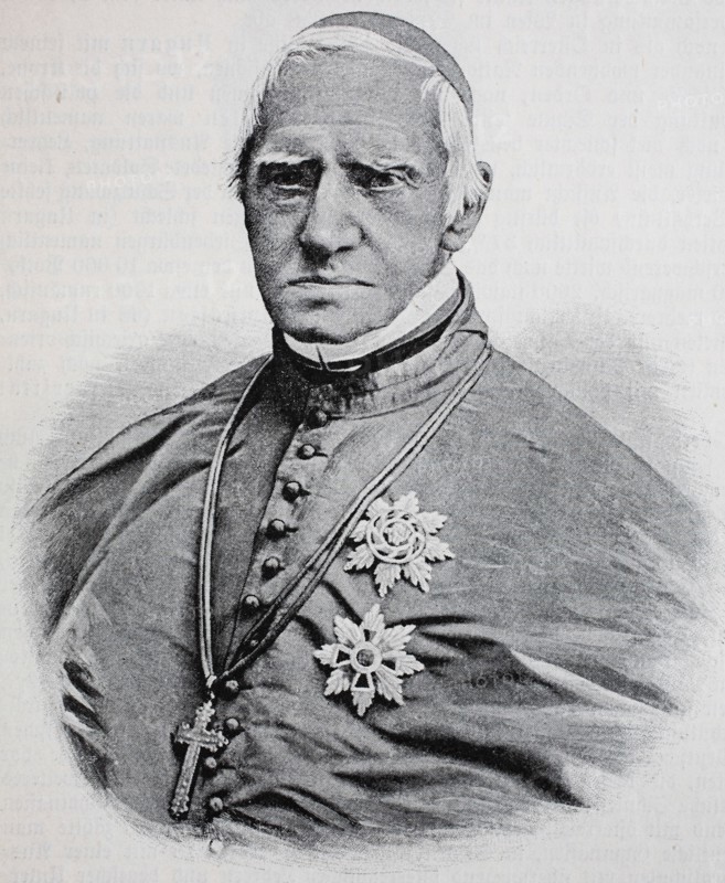 Joseph Othmar Ritter von Rauscher (6 October 1797 in Vienna – 24 November 1875 in Vienna) was an Austrian Prince-Archbishop of Vienna and Cardinal  /  Joseph Othmar Ritter von Rauscher (* 6. Oktober 1797 in Wien; † 24. November 1875 ebenda) war von 1849 bis 1853 Fürstbischof von Seckau