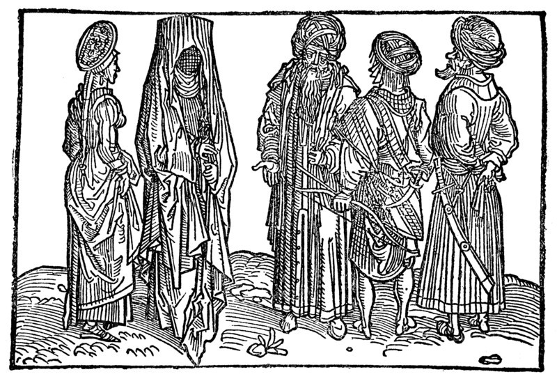 Oriental women and men
