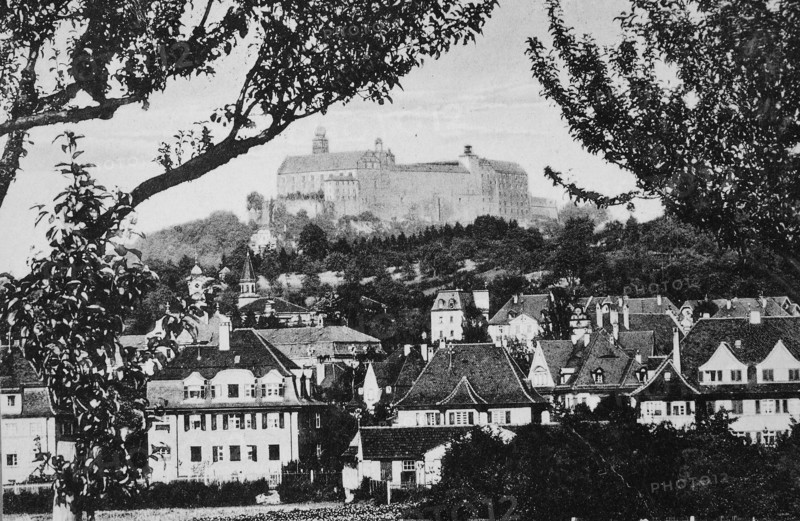 Kulmbach with the Plassenburg in Upper Franconia