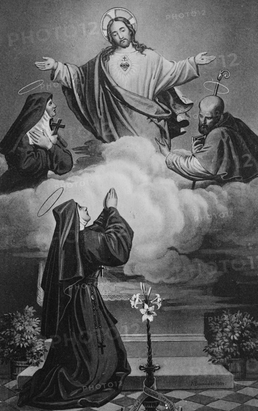 Heiligster Mr. Gesus with Jane Frances de Chantal Fremyot