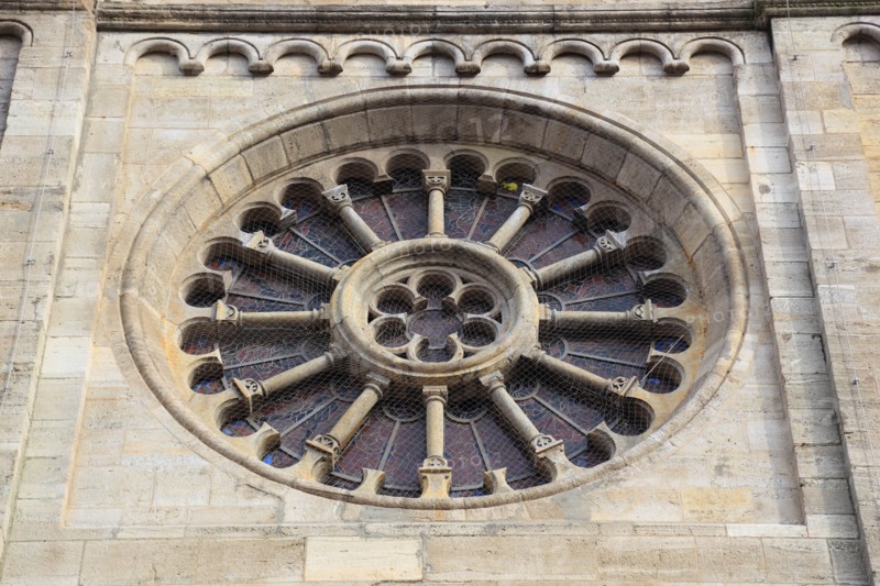 Rosette on the facade