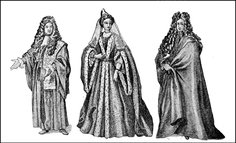 Costume from Italy in the 17th century
