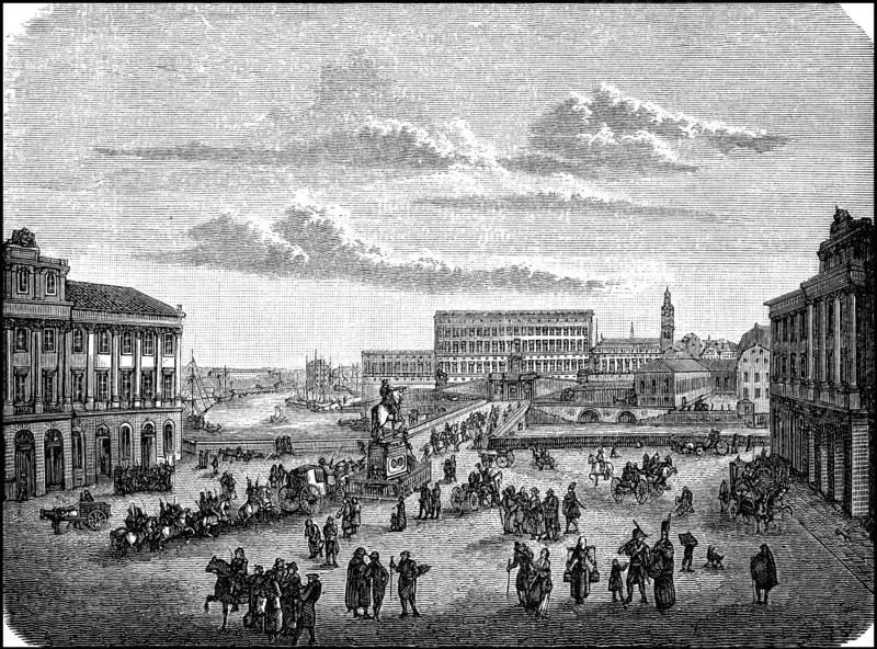 Palace Square in Stockholm