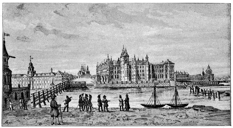 The electoral castle to Colin on the Spree in 1690