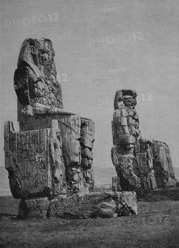 The Colossi of Memnon el-Colossat or es-Salamat