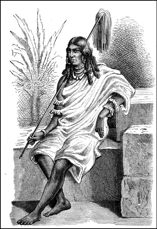 Woman of the people of the Todas