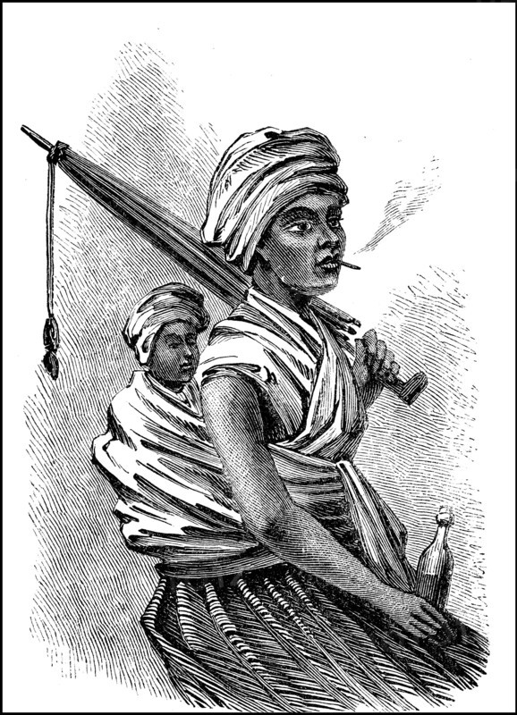 Woman with baby