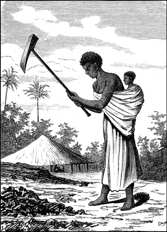 Woman from the area of ??the Zambezi