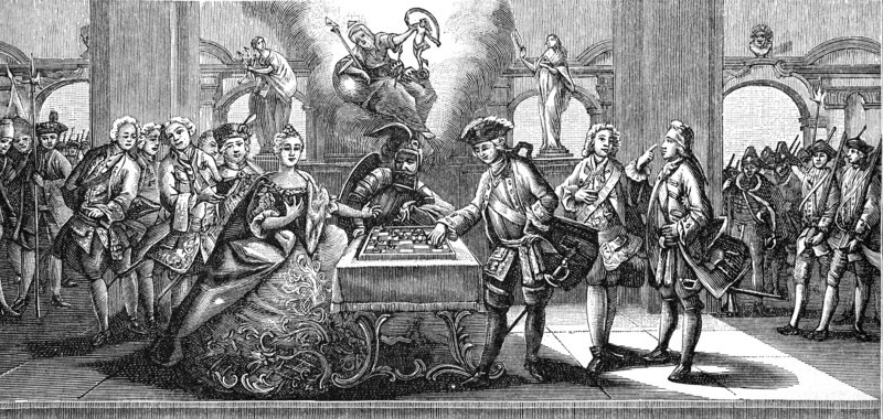 Allegory of the beginning of the Seven Years' War