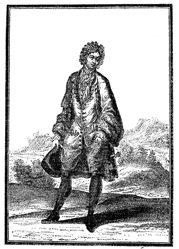 French costumes in the age of Louis XIV