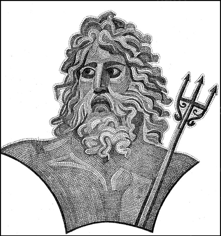 Greek god Poseidon