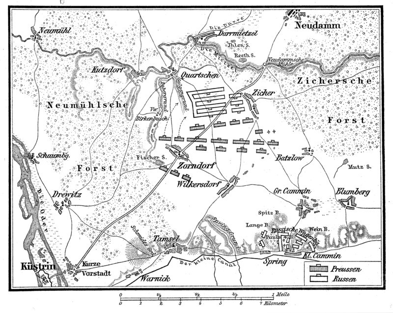 Plan of the Battle of anger village