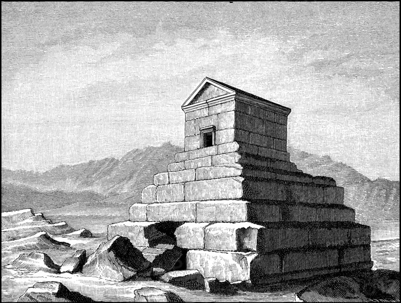 The tomb of Cyrus II. In Pasargade