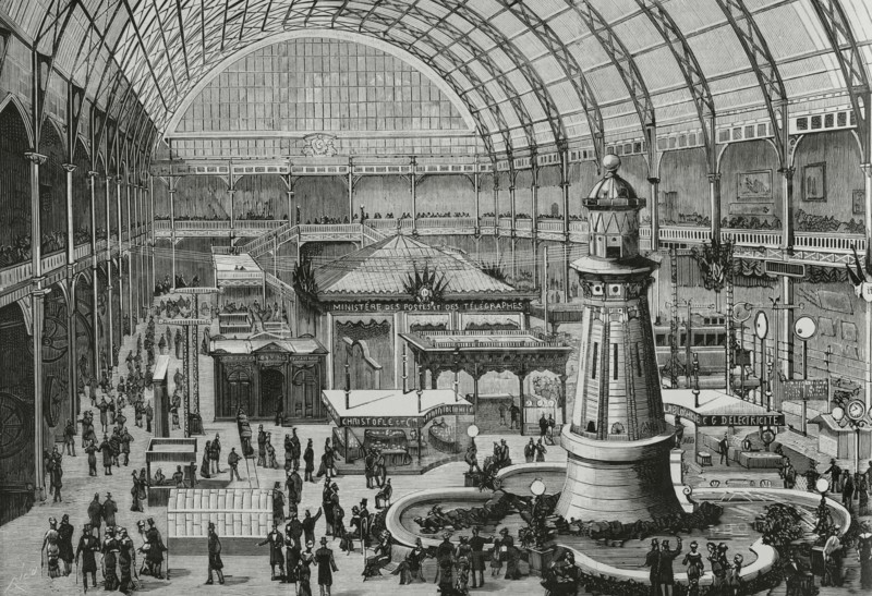 France, Paris, The first International Exhibition of Electricity, 1881