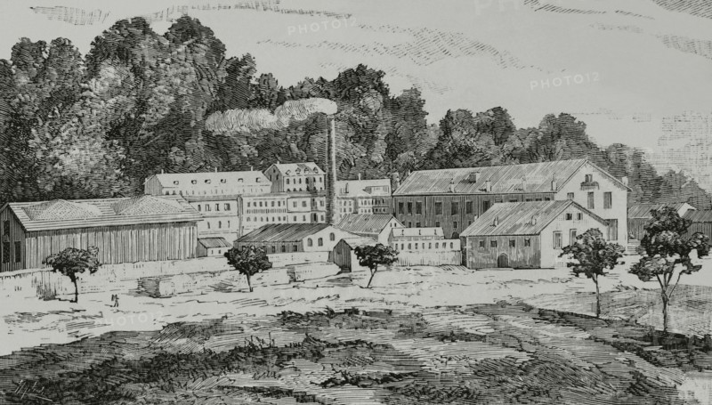 Switzerland, Vevey, "Dairy flour" factory