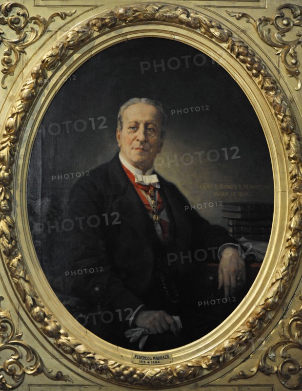 Angel de Saavedra y Ramirez de Baquedano, Portrait by Federico de Madrazo y Kuntz