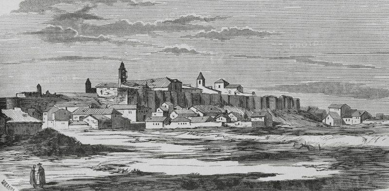 Spain, Astorga, General view of the village
